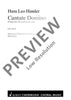 Cantate Domino - Choral Score