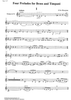 4 Preludes for Brass and Timpani - F Horn