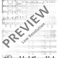 Der Rabe und der Fuchs - Choral Score