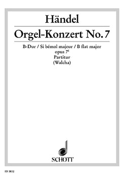 Orgel-Konzert No. 7 in B flat major - Score