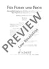 Für Feiern und Feste - Baritone/bassoon