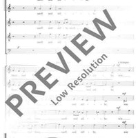 Nunc Dimittis - Choral Score