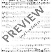 Jenseits des Tales standen ihre Zelte - Choral Score" Sheet Music for Men's Choir (TTBB)