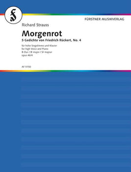 Five Poems by Friedrich Rückert in B flat major