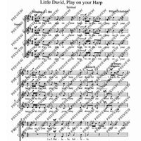 Little David, Play on your Harp (Spiritual) - Choral Score