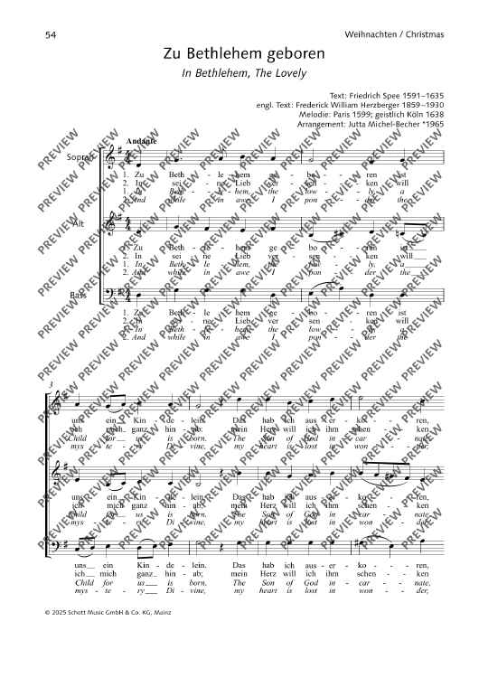 Zu Bethlehem geboren