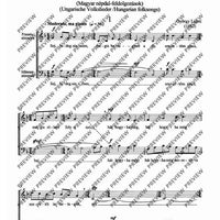 Inaktelki nóták - Choral Score