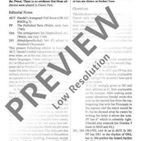 The Music for the Royal Fireworks - Full Score