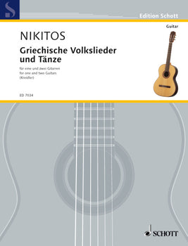 Griechische Volkslieder und Tänze in leichten Sätzen