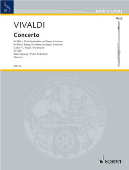 Concerto G Major - Piano Score With Solo Part