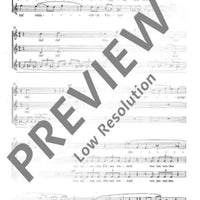 Auf verschleierten Schaukeln - Choral Score