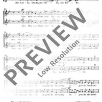 Alles ist Liebe - Choral Score