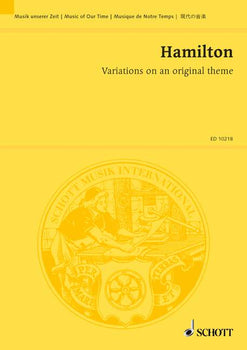 Variations on an original theme - Full Score