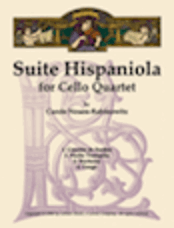 Suite Hispaniola for Cello Quartet - Cello 3