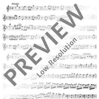 Concerto a quattro in D minor - Violin I / Flute