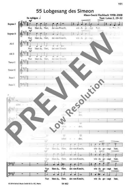 Lobgesang des Simeon