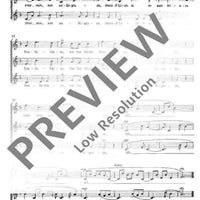 Vier deutsche Volkslieder - Choral Score