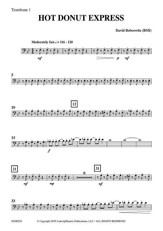 Hot Donut Express - Trombone 1