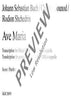 Ave Maria - Score