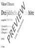 Three Yiddish pieces for male choir - Choral Score