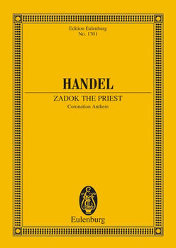 Zadok The Priest - Full Score