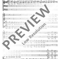 Der trunkene Dichter - Choral Score