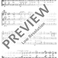 Die Brücke von Avignon - Choral Score