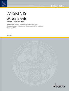 Missa Brevis - Choral Score