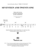 Seventeen and Twenty-One