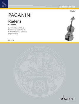 Cadenza to the Violin Concerto No. 2 B Minor