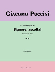 Signore, ascolta!, from Turandot, SC 91