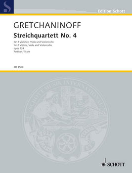 String quartet no. 4 - Score