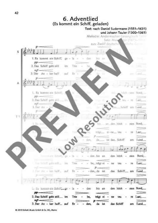 Adventlied (Es kommt ein Schiff, geladen)