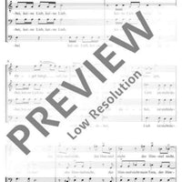 Bei einer Trauung - Choral Score