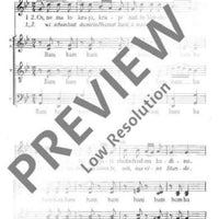 Vier russische Volkslieder - Choral Score