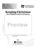 Keeping Christmas: Seven English Carols for String Trio - Score