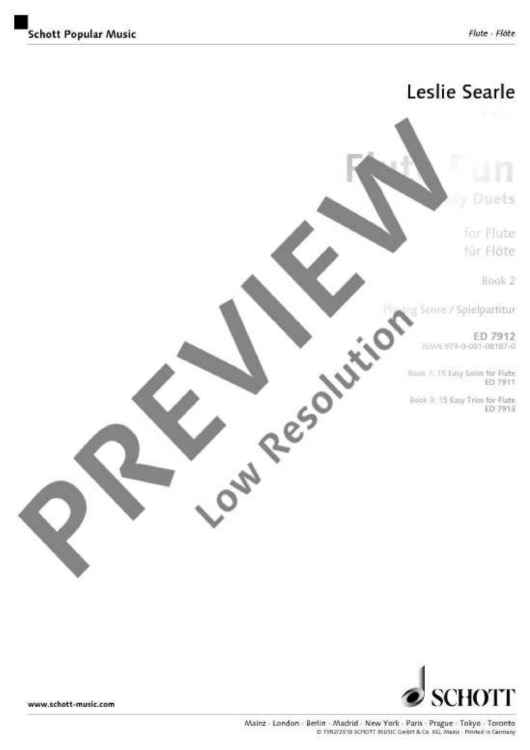 Flute Fun - Performing Score