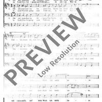 Der 23. Psalm - Choral Score