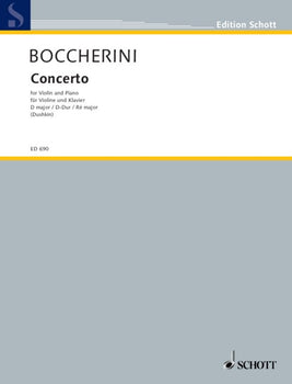 Concerto D Major - Piano Score With Solo Part