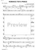 Romance for a Prince - Bass Trombone