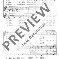 Ich bin schon siebenhundert Jahr - Choral Score