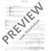 Drei Chorlieder - Choral Score