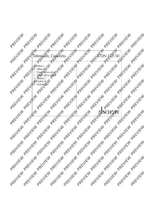 Concerto A minor - Set of Parts