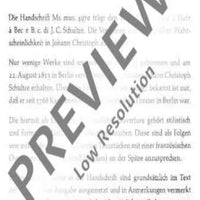 Suite D minor - Score and Parts