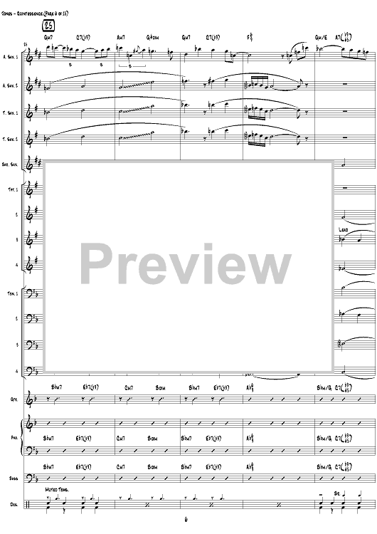 Quintessence - Conductor's Score