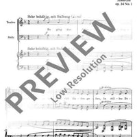 Drei Porträtstudien - Score