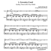 Christmas Carol Fantasies for Violin and Piano