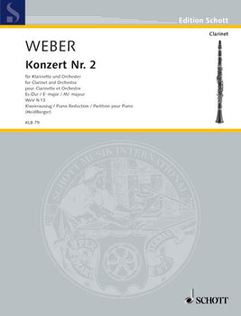 Clarinet Concerto No. 2 Eflat major - Piano Score With Solo Part
