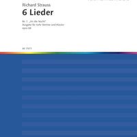 Sechs Lieder nach Gedichten von Clemens Brentano in D flat major