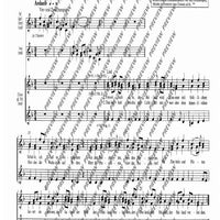 Ein Kind ist uns geboren - Score